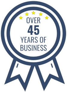 over 45 years of business