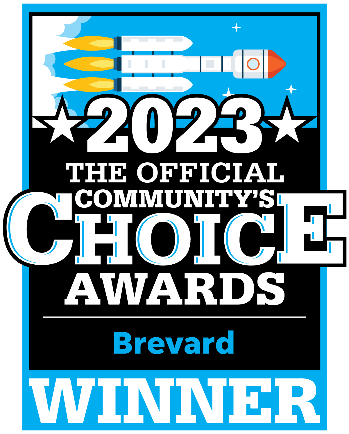 2023 Brevard Winner Badge